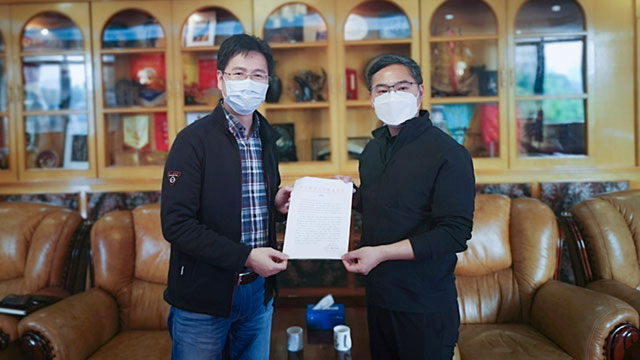 抗疫保學，彰顯央企擔當，奧威亞喜獲華師大附中感謝信